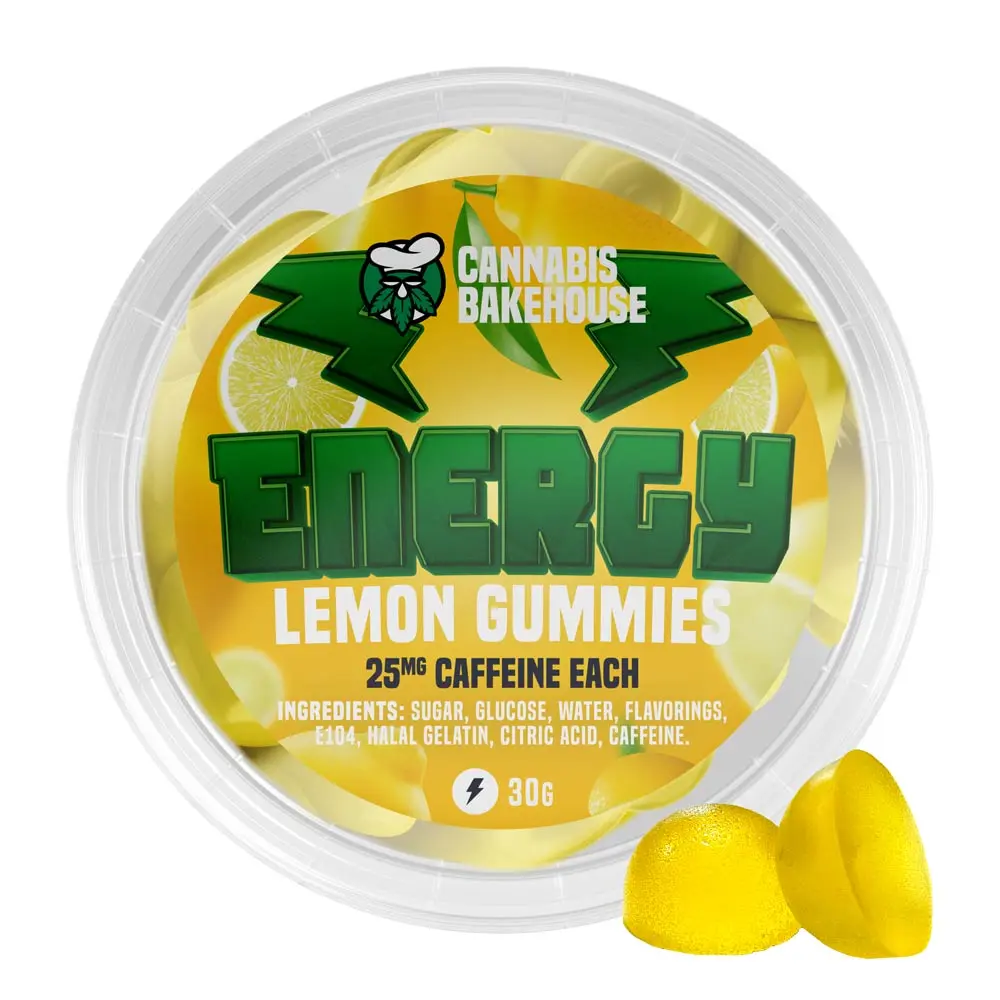 Caffeine Energy Gummies - Lemon
